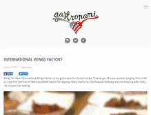 Tablet Screenshot of gastronami.com
